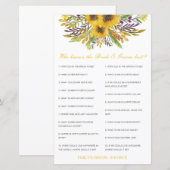 Editable Who kent Bride en Groom Beste Kaart (Voorkant / Achterkant)