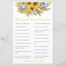 Editable Who kent Bride en Groom Beste Kaart