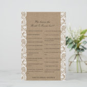 Editable Who kent Bride en Groom Beste Kaart (Staand voorkant)