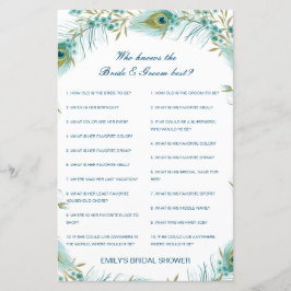 Editable Who kent Bride en Groom Beste Kaart