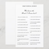 Editable Who kent Bride en Groom Beste Kaart (Voorkant / Achterkant)