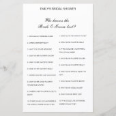 Editable Who kent Bride en Groom Beste Kaart (Voorkant)