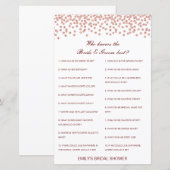Editable Who kent Bride en Groom Beste Kaart (Voorkant / Achterkant)