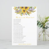 Editable Who kent het Bride Beste Spel van het Vri (Staand voorkant)