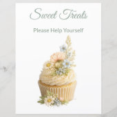 Editable Wildflower Event Dessert Table (Voorkant)