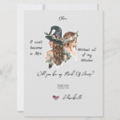 Editable Witchy Bridal Party proposal Kaart (Voorkant)