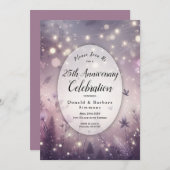 Editable Year Starlit Enchantment in Bloom Kaart (Voorkant / Achterkant)