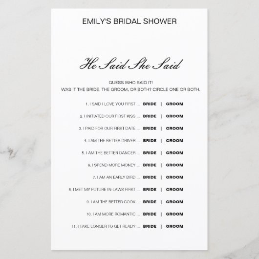 Editable zei dat ze een weduwenspel zei (Voorkant)