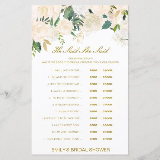 Editable zei dat ze een weduwenspel zei (Voorkant)