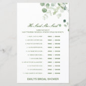 Editable zei dat ze een weduwenspel zei (Voorkant)