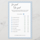 Editable zei dat ze een weduwingshower zei, (Voorkant)