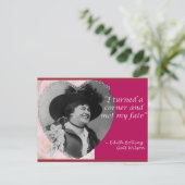 Edith Bolling Galt - Fate Briefkaart (Staand voorkant)