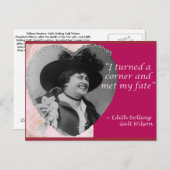 Edith Bolling Galt - Fate Briefkaart (Voorkant / Achterkant)
