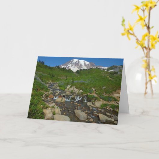 Edith Creek in Mount Rainier National Park Kaart (Gele Bloem)