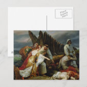 Edith Finding the Body of Harold, 1828 Briefkaart (Voorkant / Achterkant)
