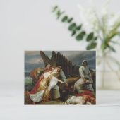 Edith Finding the Body of Harold, 1828 Briefkaart (Staand voorkant)