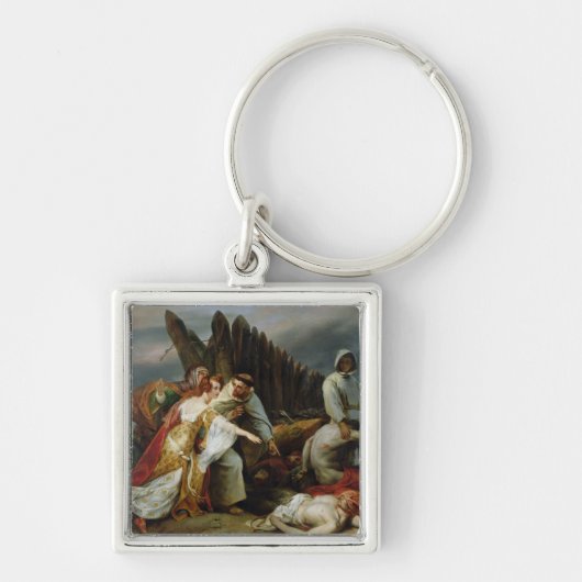Edith Finding the Body of Harold, 1828 Sleutelhanger (Voorkant)