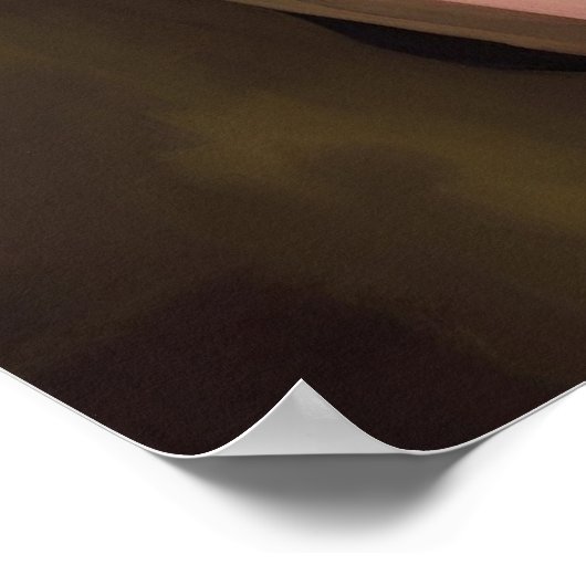 Edith Piaf - Schilderij Poster (Hoek)