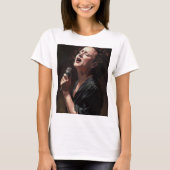 Edith Piaf - Schilderij T-shirt (Voorkant)