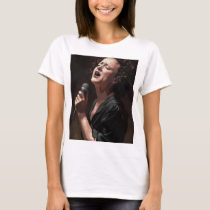 Edith Piaf - Schilderij T-shirt