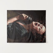 Edith Piaf - Schilderij Wandkleed (Voorkant (horizontaal))