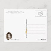 Edith Roosevelt, First Lady of the U.S. Briefkaart (Achterkant)