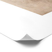 Edith Schiele in gestreept graf door Egon Schiele Poster (Hoek)