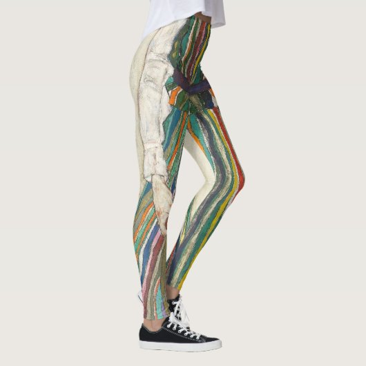 Edith Schiele van Egon Schiele Leggings (Rechts)