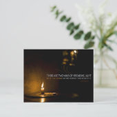 Edith Wharton Inspirerend citaat "Licht" Briefkaart (Staand voorkant)