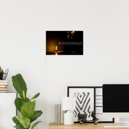 Edith Wharton Inspirerend citaat "Licht" Poster