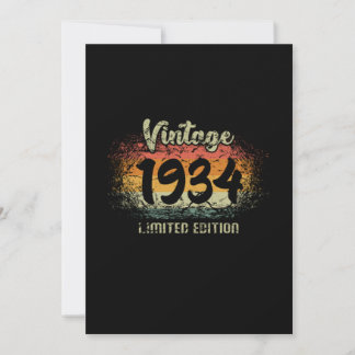  editie 1934 Limited, Birthday Gift Kaart