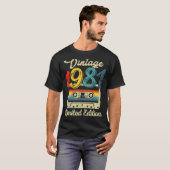  editie 1981 Limited, 40th Birthday Cassett T-shirt (Voorkant volledig)