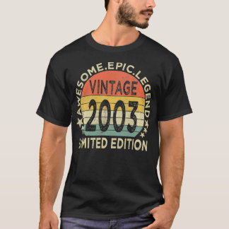  editie 2003 19 jaar oude geschenken 19t t-shirt