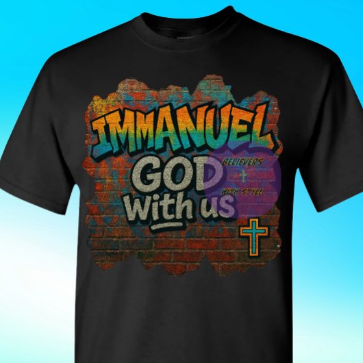 (Editie 5) IMMANUEL - GOD met ons - Christelijk T-shirt