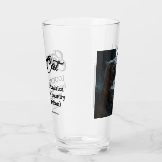 Editor Cat by RoseWrites Glass Cup Glas (Rechts)