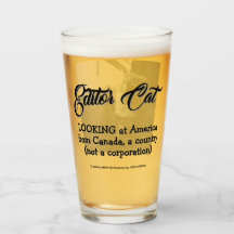 Editor Cat by RoseWrites Glass Cup