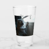 Editor Cat by RoseWrites Glass Cup Glas (Voorkant)