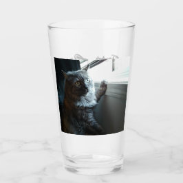 Editor Cat by RoseWrites Glass Cup Glas
