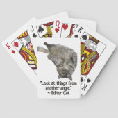 Editor Cat by RoseWrites  Pokerkaarten (Achterkant)