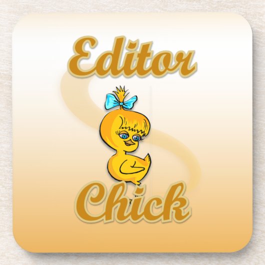 Editor Chick Drankjes Onderzetter (Voorkant)