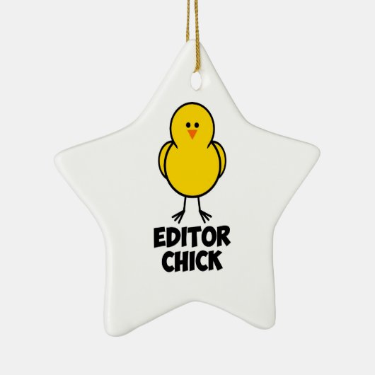 Editor Chick Keramisch Ornament (Rechts)