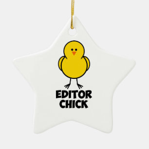 Editor Chick Keramisch Ornament