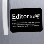 Editor Definition - Film Crew 3" x 4" Flex Magneet