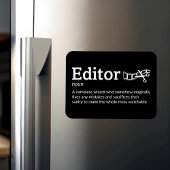 Editor Definition - Film Crew 3" x 4" Flex Magneet