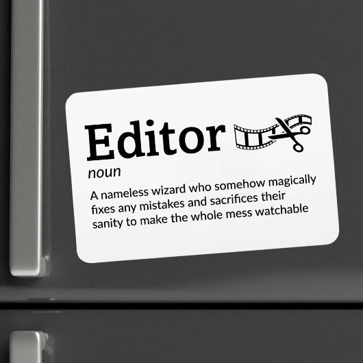 Editor Definition - Set Life 4" x 6" Flex Magneet