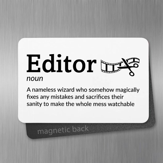 Editor Definition - Set Life 4" x 6" Flex Magneet