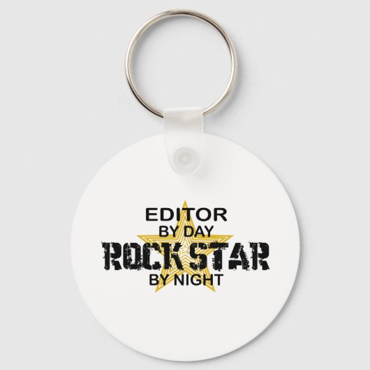 Editor Rock Star by Night Sleutelhanger (Voorkant)