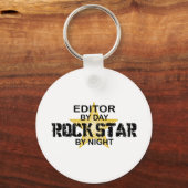 Editor Rock Star by Night Sleutelhanger (Voorkant)