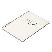 Editor Script Notebook – Minimalistische Schrijfpe Notitieboek (Linkerzijde)