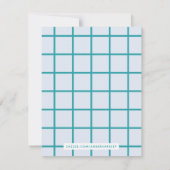 Editorial Modern Typography Stationery - Blue (Achterkant)